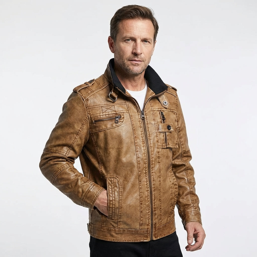 CHRIS - Lederjacke