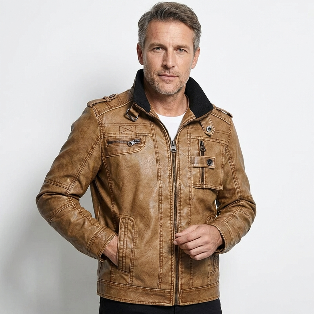 CHRIS - Lederjacke