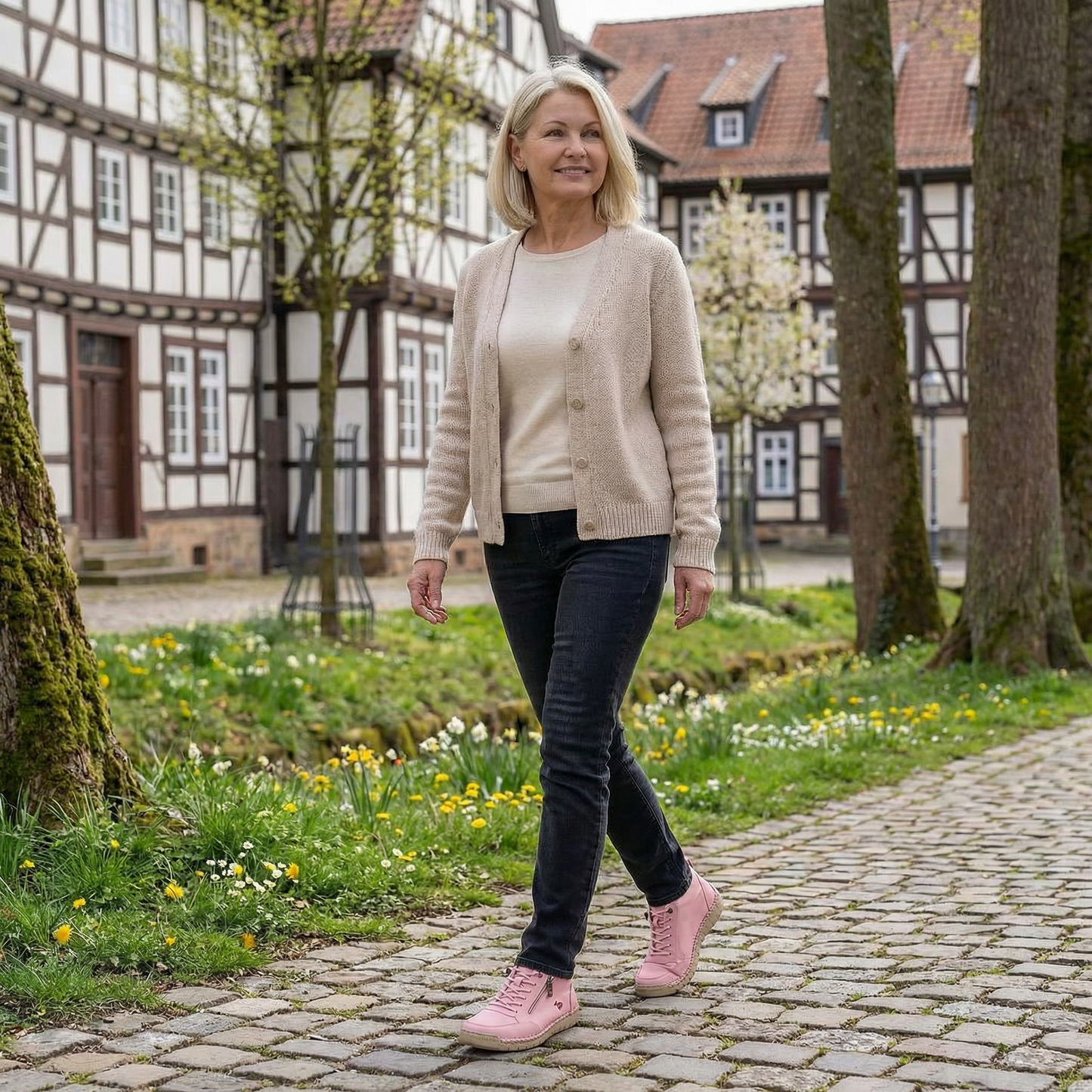 ELARA – Komfort Sneaker mit Reißverschluss