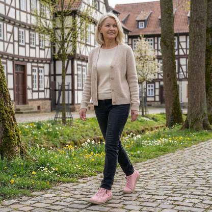 ELARA – Komfort Sneaker mit Reißverschluss