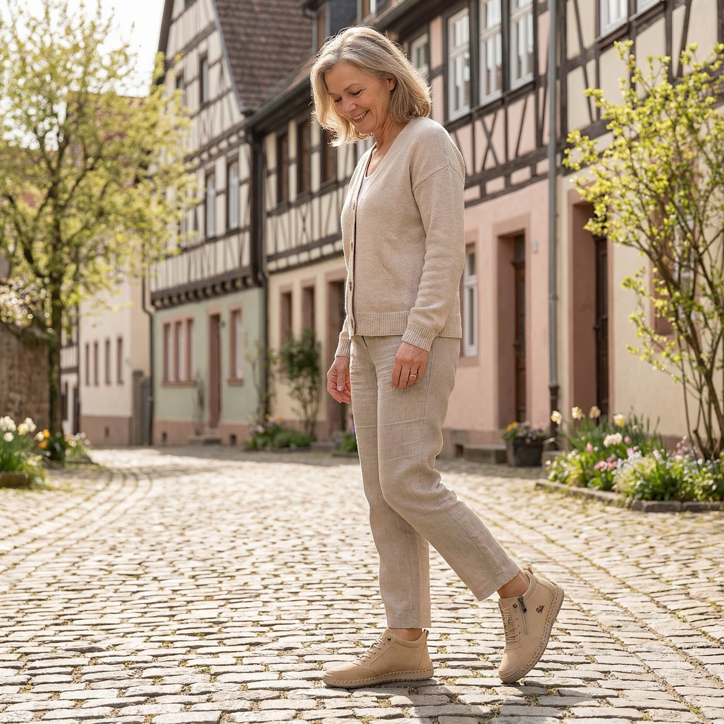 ELARA – Komfort Sneaker mit Reißverschluss
