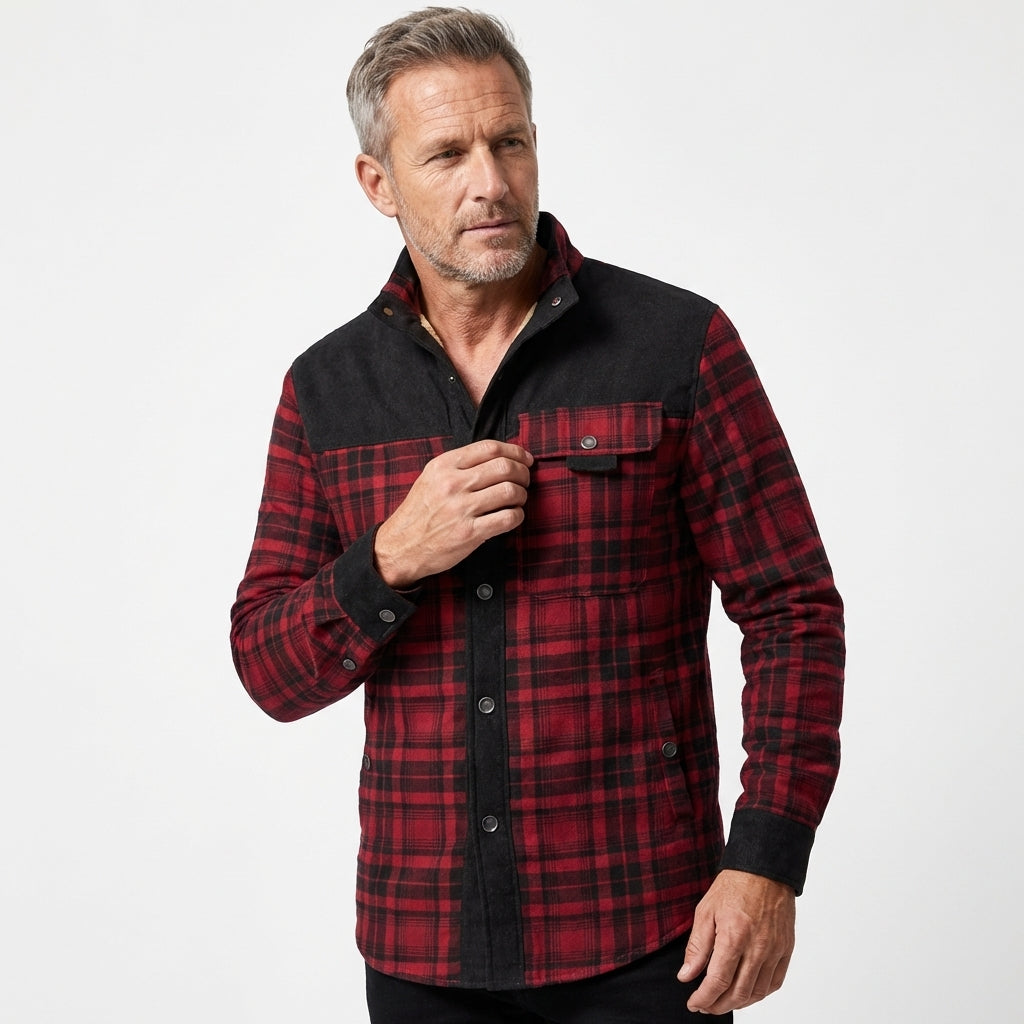PAUL - Gefüttertes Flanelljacke