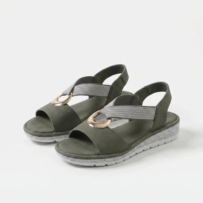 INGA – Komfort Sandalen mit Elastikriemen