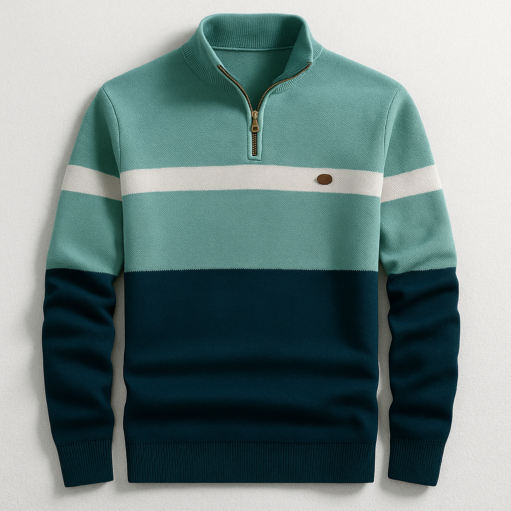 SEBASTIAN - Quarter-zip-Pullover