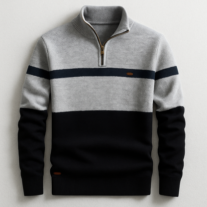 SEBASTIAN - Quarter-zip-Pullover