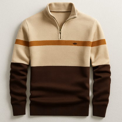 SEBASTIAN - Quarter-zip-Pullover