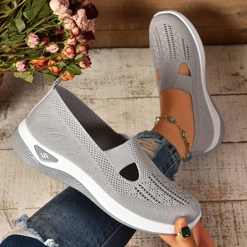 AERIS | Comfort Slip-On Sneakers in Lichtgrijs