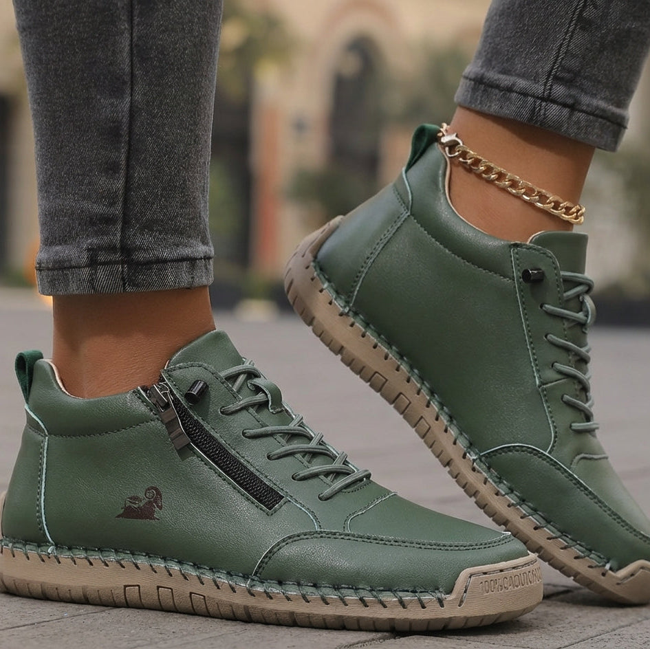 ELARA – Komfort Sneaker mit Reißverschluss