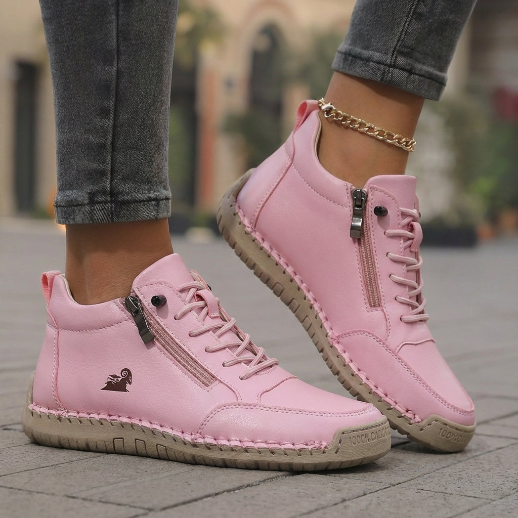 ELARA – Komfort Sneaker mit Reißverschluss