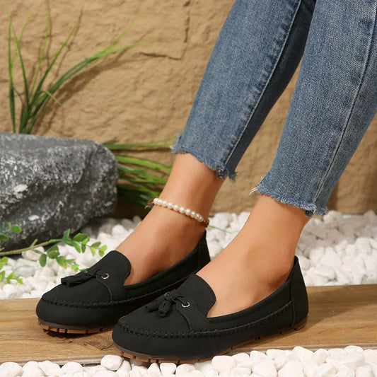 KAREN | Comfortabele, zachte loafers in vintage stijl
