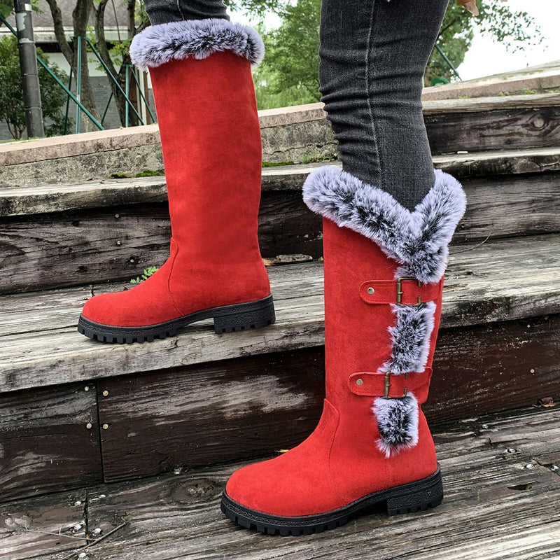 GINA - Gefütterte Plüschstiefel