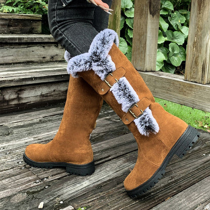 GINA - Gefütterte Plüschstiefel