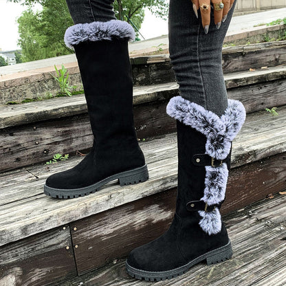GINA - Gefütterte Plüschstiefel